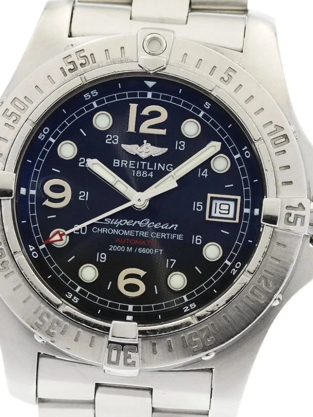 BREITLING Super Ocean Steel Fish A17390 Automatic Men's Watch_962188